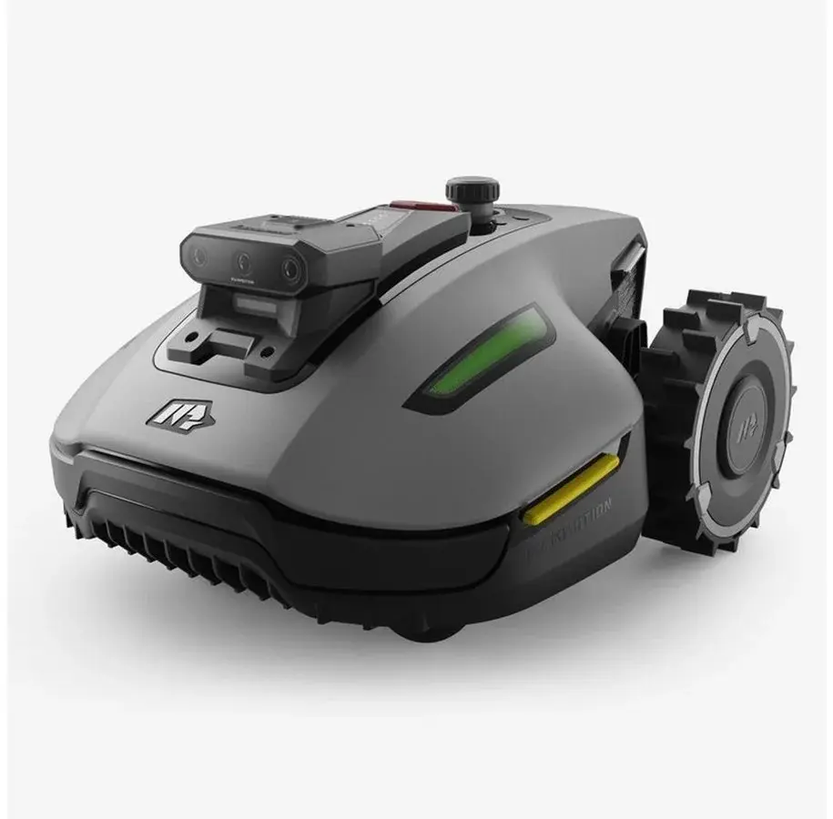 Mammotion YUKA mini 2 800 robotgräsklippare i grått med trippelkamera
